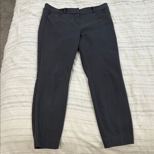 Classic Gray/Blue Ankle-Length Slacks